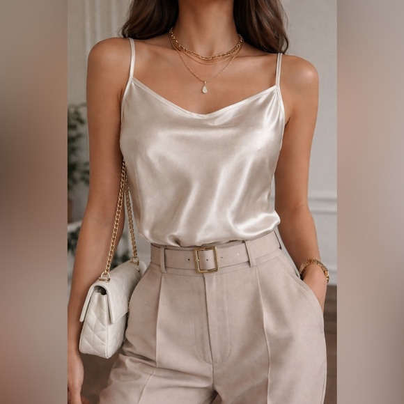 R&M Richards Tops - R&M Richards Cream Camisole